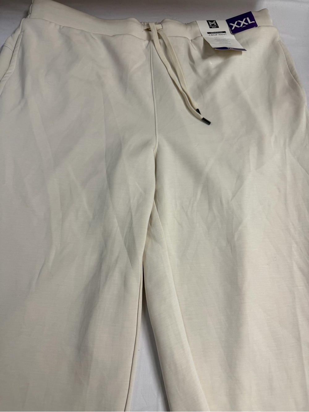 Women’s Cream Drawstring Pants